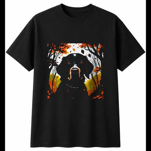 Sprocker autumn dog - in, lover