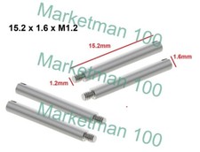 4X Generic Screw Pins Submariner Oyster Daytona Rolex Watch 15.2x 1.6x 1.2mm