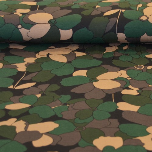 Camouflage jersey stretch - jersey,