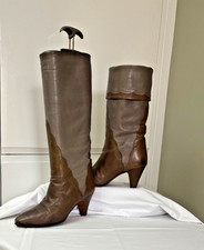 Vintage Bally taupe leather