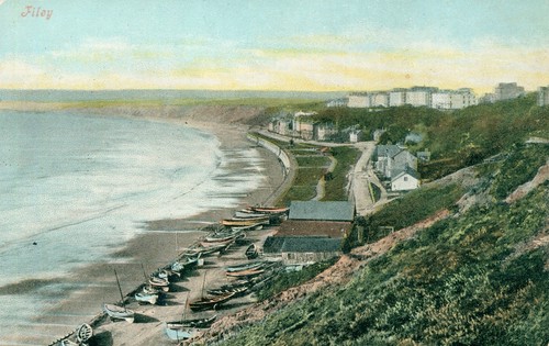 Filey yorkshire coast beach - yorkshire,