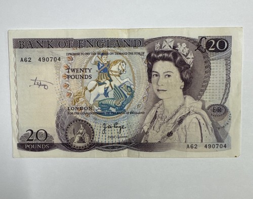 Bank england old 20 - bank, £20