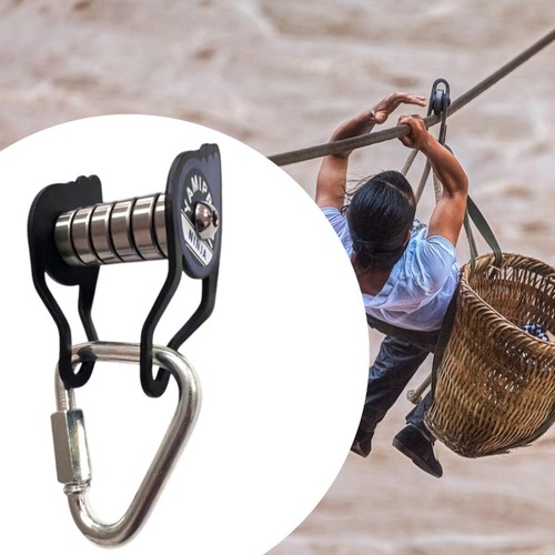 Slackline pulley zipline zip - pulley,