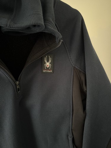 Spyder waffle knit zip - waffle,