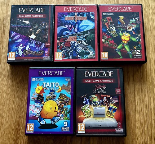 Evercade game bundle xeno - x5,