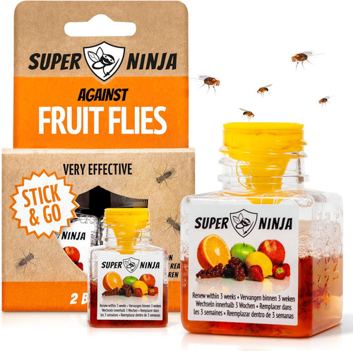 Super ninja fruit fly trap - fruit,