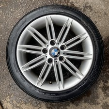 BMW 1 SERIES E81 E82 E87 E88 M SPORT 207M 7J x 17” ALLOY WHEEL SILVER 8036937