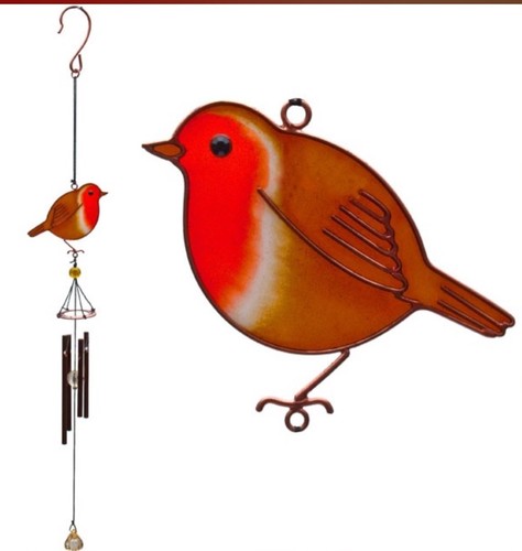 Robin windchime garden - robin,