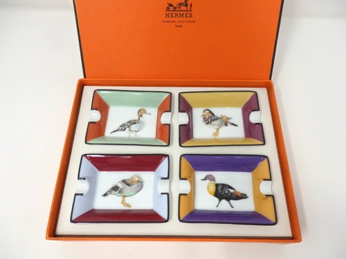 Hermes mini ashtray set - hermes, 4