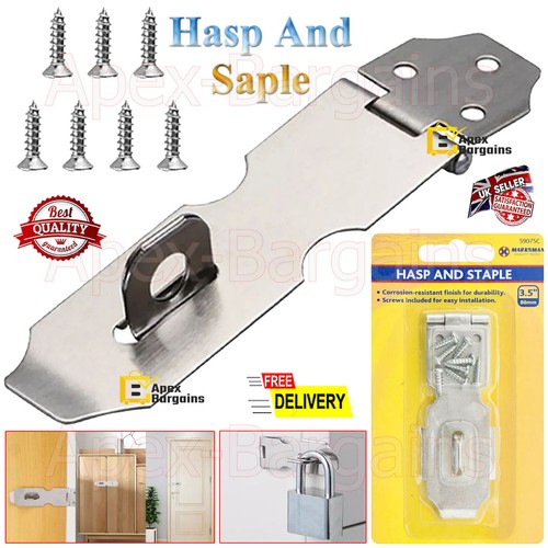 Hasp and staple clasp - 3.5",