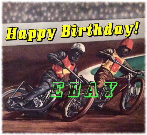 Speedway happy birthday card - birthday,