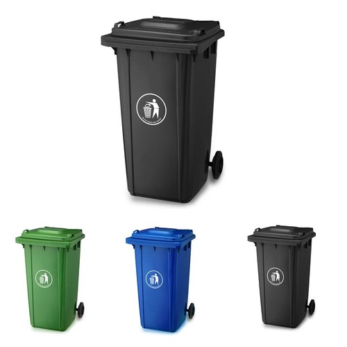 Large 240l wheelie bin - large,