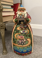 Jim Shore Heartwood Creek Two By Two Father Santa Figurine Christmas #C4005445