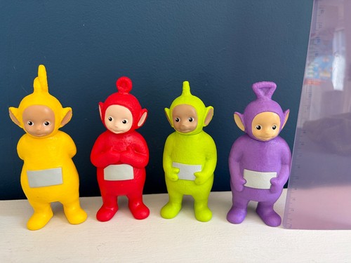 Plastic teletubbies figures - plastic,
