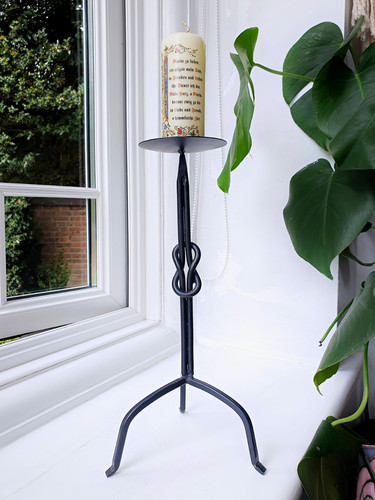 Vintage iron metal pillar - vintage,