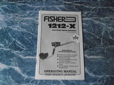 Fisher m-scope 1212-X Detector operating manual.