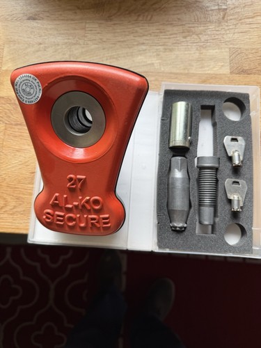 Caravan wheel lock with - al-ko,