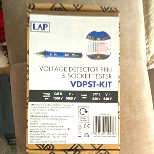 Lap non contact voltage - lap, non-contact