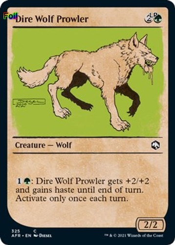 Dire wolf prowler - dire,