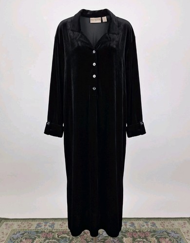 Black velvet maxi dress - velvet,