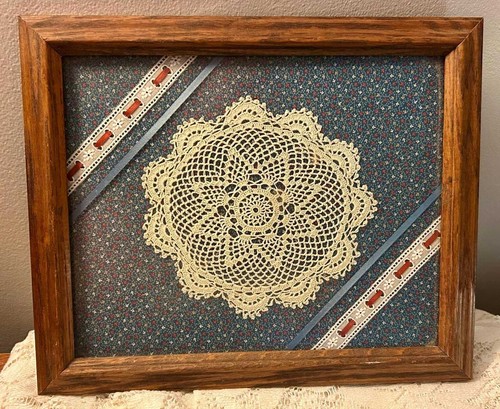 Vintage handmade white crochet - handmade,