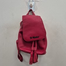 Dr Martens Mini Grain Red Leather Travel Flight Going Out Rucksack Backpack Bag