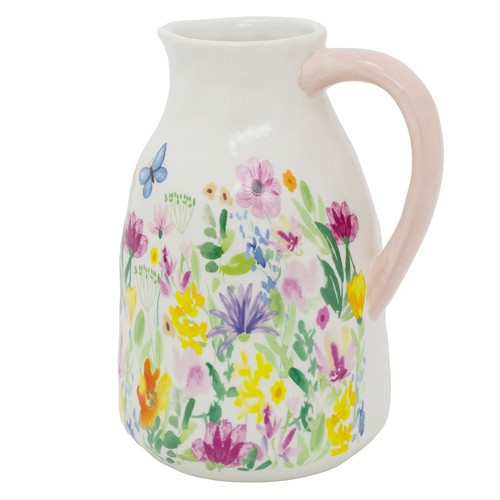 Floral vase 18cm - 18cm, ceramic