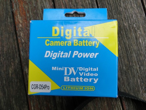 Battery for panasonic cga d54 - for,