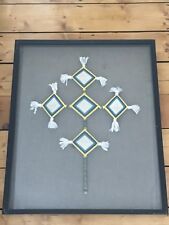 Antique Fabric Textile South American? Sampler Unsigned