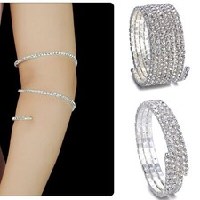 Diamante Armlet Upper Arm Cuff