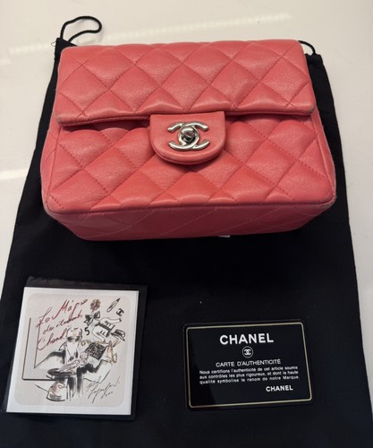 Chanel pink lambskin quilted - chanel,