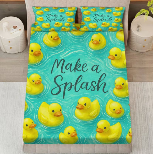 Cartoon rubber duck fitted - 32.cartoon,