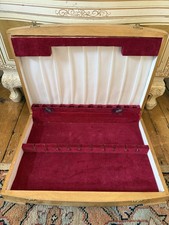 Vintage Wooden Empty Collectable Cutlery Box Canteen Wood