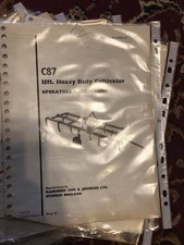 Ransome Plough Instructions