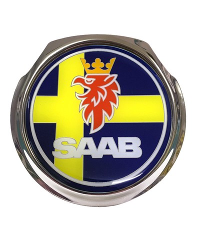 Saab sweden car grille badge - saab,