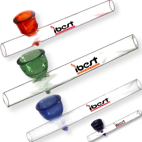 Glass steamroller pipe cup - steamroller,