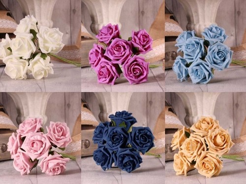 Foam tea roses 21 - foam,