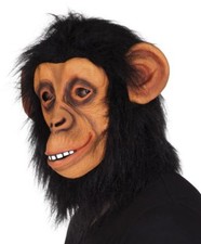 Adult Monkey Mask Animal Chimp Gorilla Fancy Dress Mask