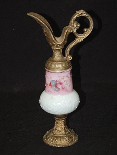 Antique spelter bristol ewer - bristol,