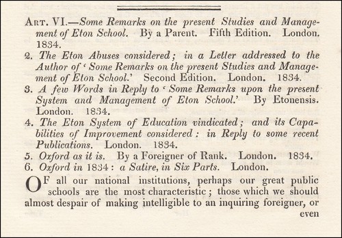 Eton school education - school, in