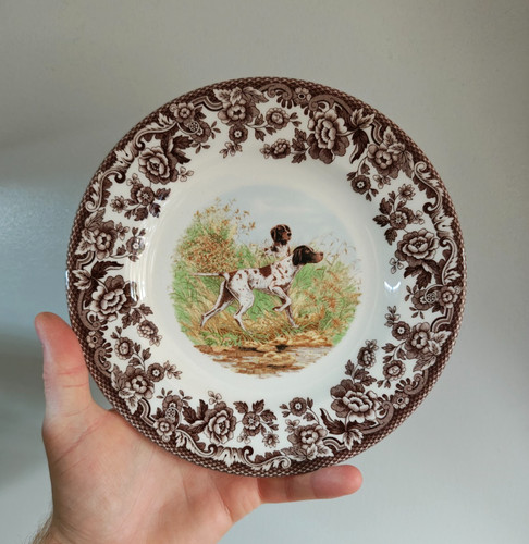 Spode woodland 20cm - woodland, salad