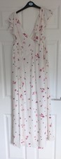 H&M MAMA White Floral Maternity Dress Size XL BNWT