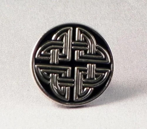 Celtic knot pin badge - knot, badge.