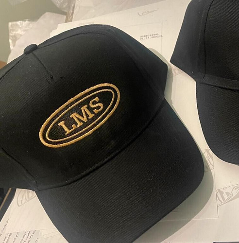 Embroidered black baseball - black,
