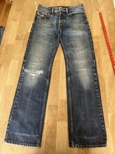 Mens Womens Diesel jeans Larkee  Regular straight W28” L32” Distressed Ripped