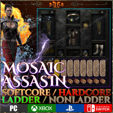 ✅ MOSAIC ASSASIN FULL SET ✅ PC PS4 PS5 XBOX SWITCH ✅ D2R DIABLO 2 RESURRECTED