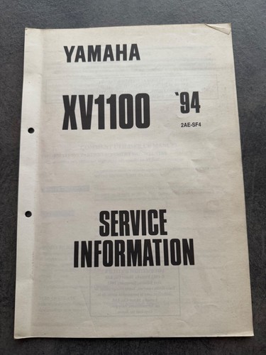 Yamaha xv1100 1994 workshop - xv1100,