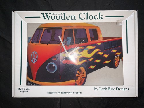 Hand made wall clock camper - clock,