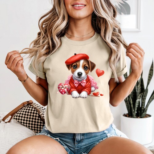 Cute valentine dog - valentine,
