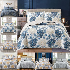 3 Piece Patchwork Quilted